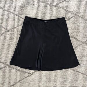 *SOLD* Washable Silk Mini Skirt, Black, S
